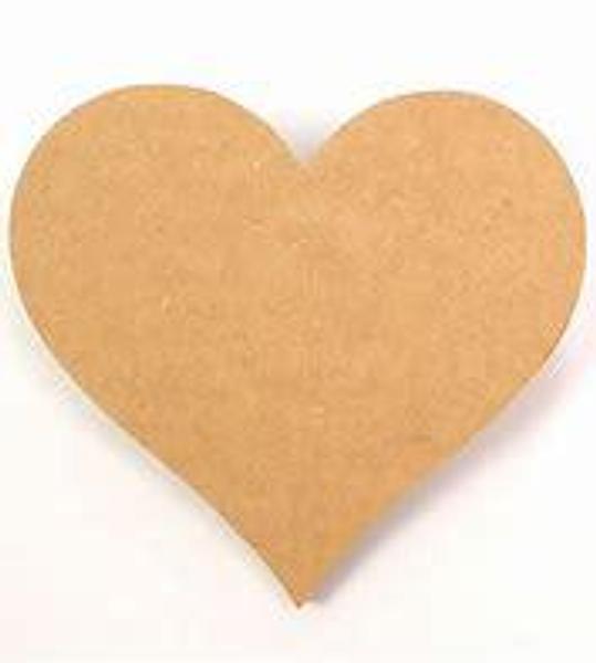 Heart shaped 9mm art board